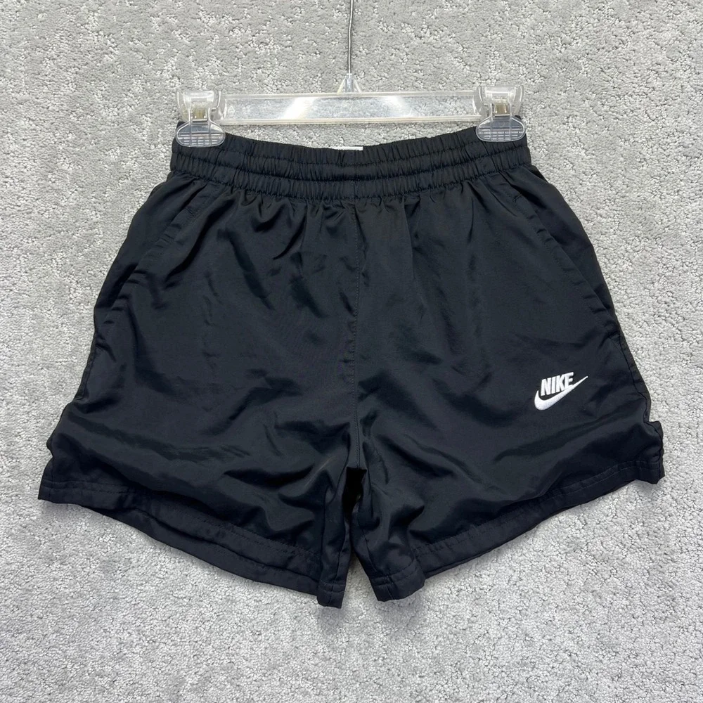 Nike Shorts Big Kids Large Black Woven Mesh Lined Pockets Lightweight HF8134-010